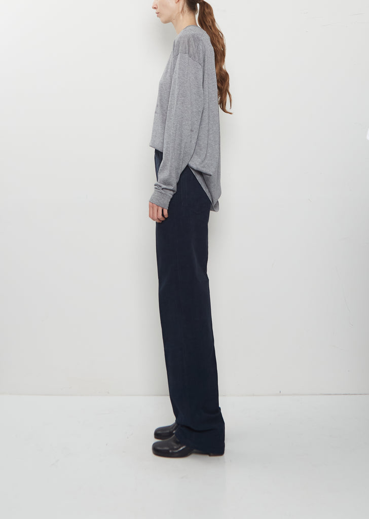 Setchu Paper Corduroy Denim Pants