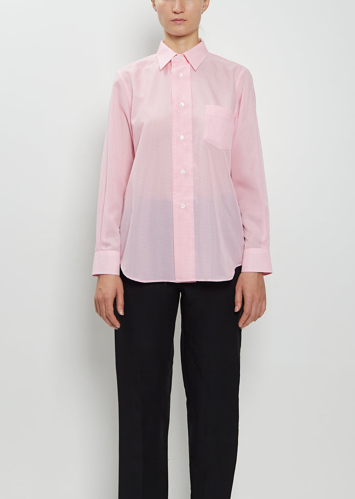 Classic Collar Lightweight Shirt — Pink