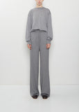 Washable Cashmere Slim Pijama Pants — Gray