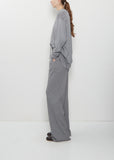 Washable Cashmere Slim Pijama Pants — Gray
