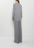 Washable Cashmere Origami Long T-Shirt