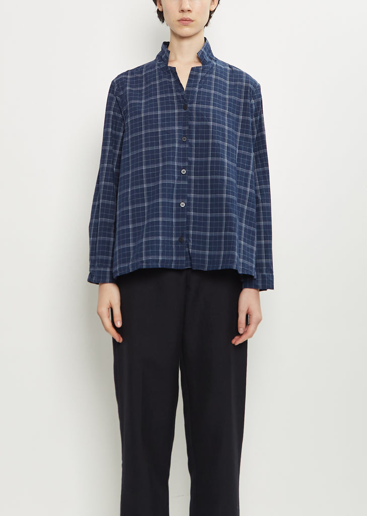 Jenny Cotton Shirt — Window Check
