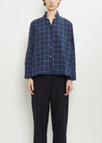 Jenny Cotton Shirt — Window Check
