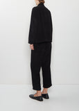 Pireo Velluto Cotton Jacket — Black