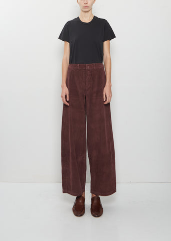 Sbam Velluto Cotton Pant — Sasso