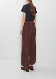 Sbam Velluto Cotton Pant — Sasso
