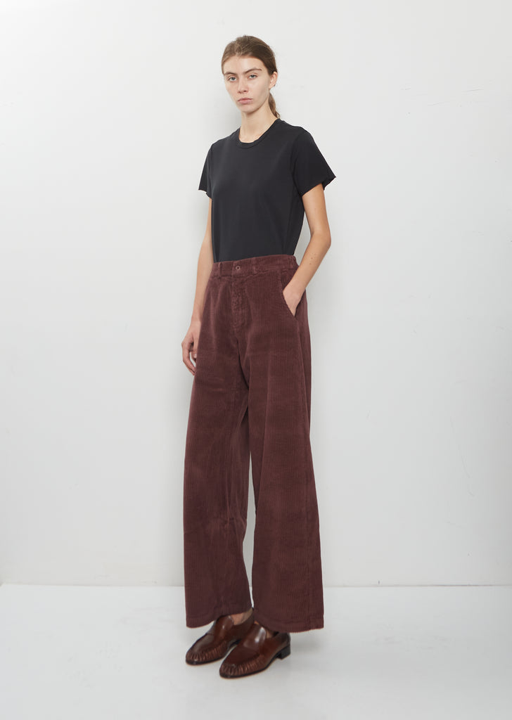 Sbam Velluto Cotton Pant — Sasso