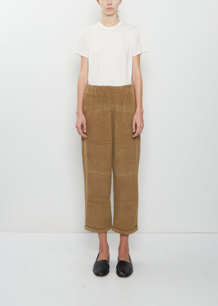 Paride Velluto Cotton Pant — Fennec