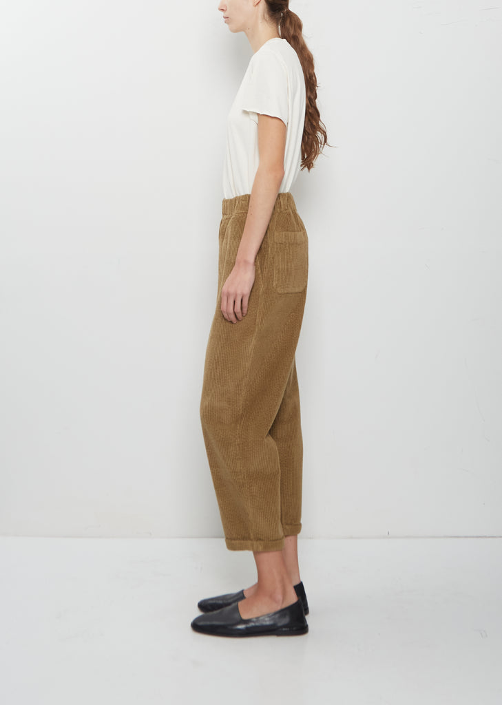 Paride Velluto Cotton Pant — Fennec