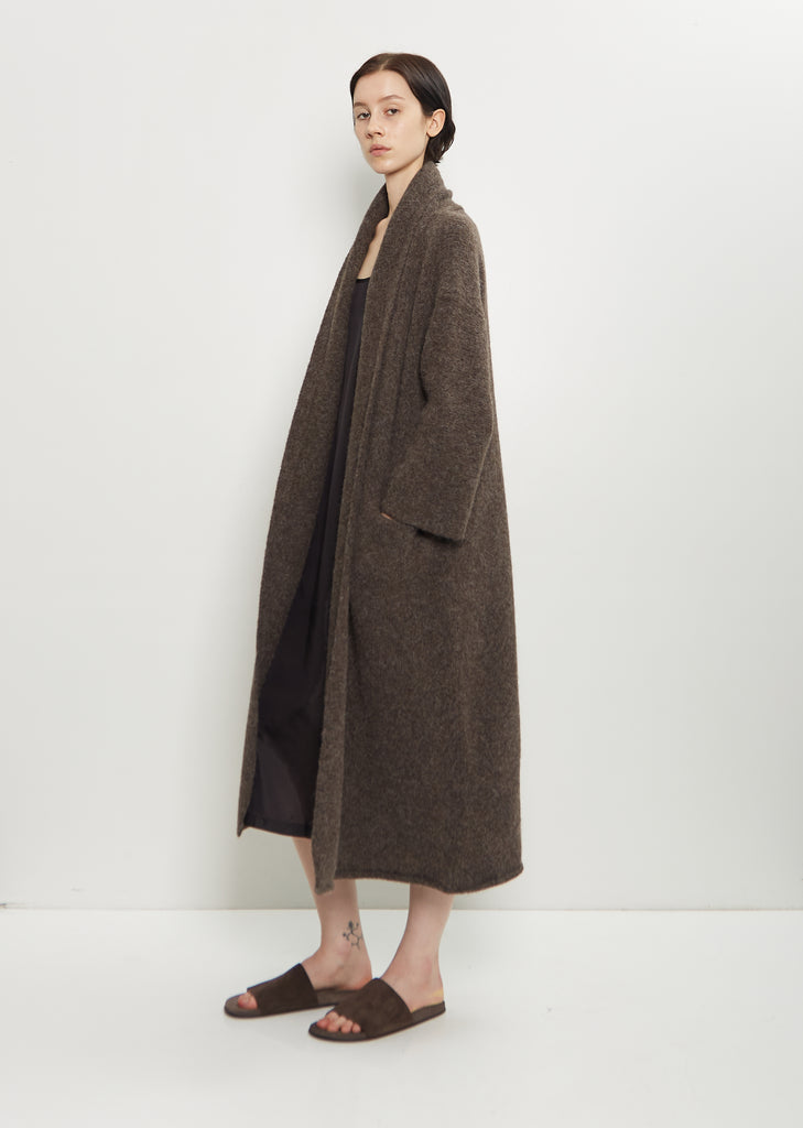 Long Shawl Alpaca Cardigan — Patina