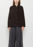 Pireo Velluto Cotton Jacket — Cacao