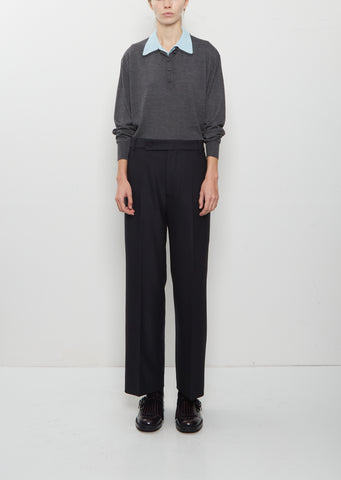 Wool Gabardine Trousers