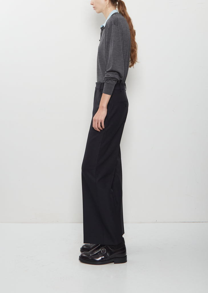 Wool Gabardine Trousers