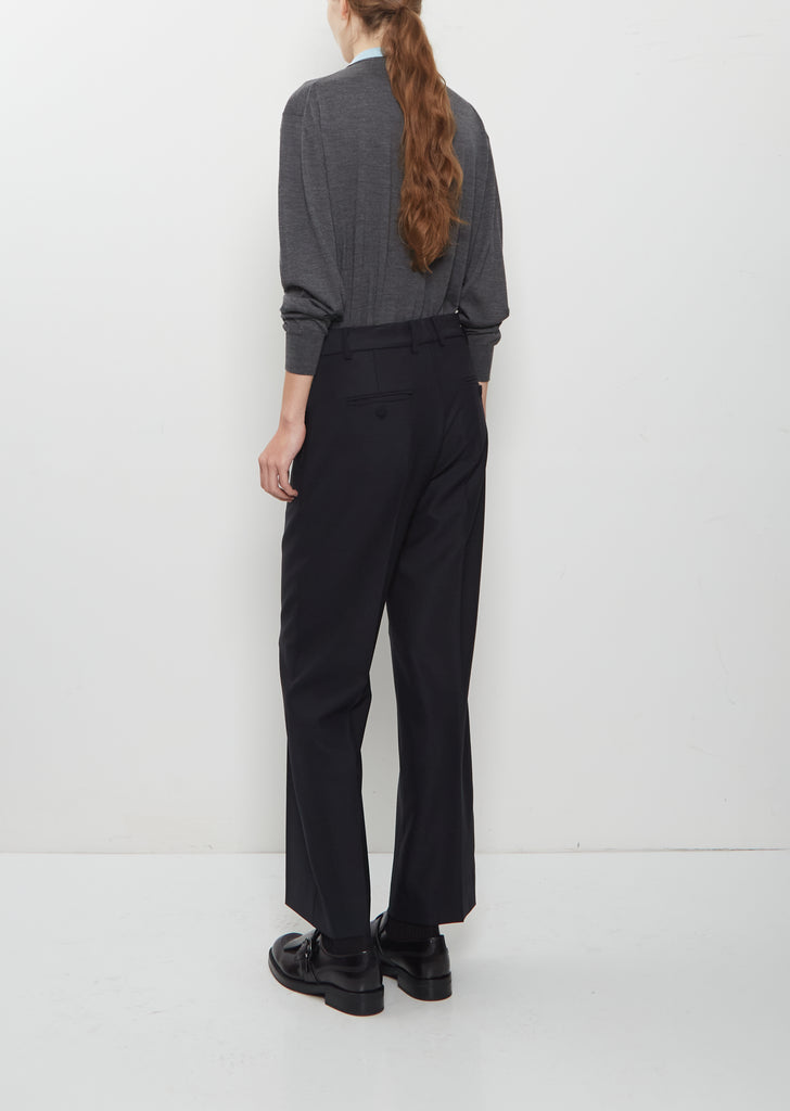 Wool Gabardine Trousers