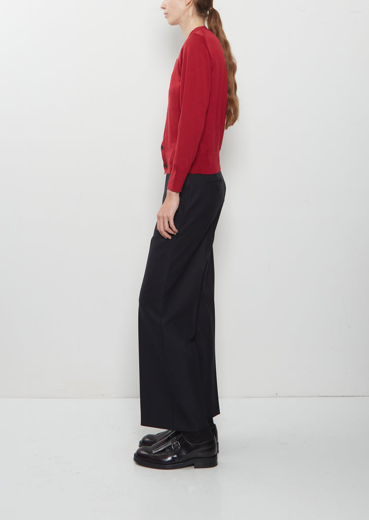 Wool Asymmetric Cardigan