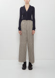 Check Tailoring Wool Trousers