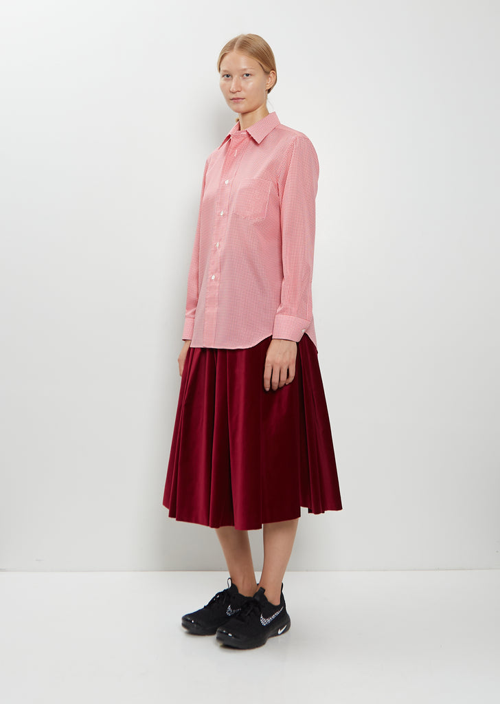 Classic Collar Lightweight Shirt — Red