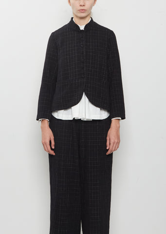 Jessica Cotton Wool Chalk Check Jacket