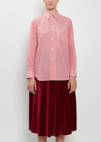 Classic Collar Lightweight Shirt — Red