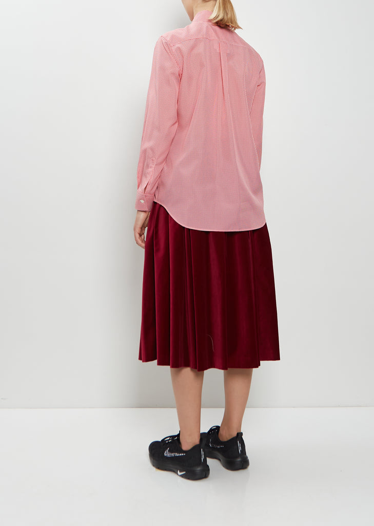 Classic Collar Lightweight Shirt — Red