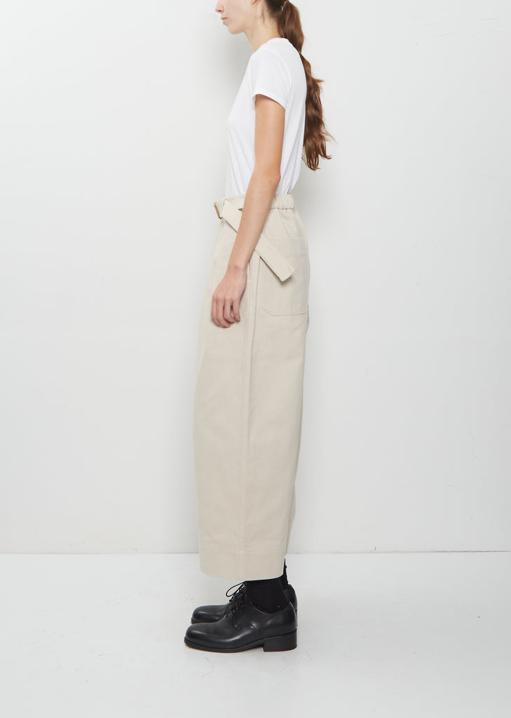 Pacome Peach Skin Cotton Canvas Pants