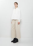 Pacome Peach Skin Cotton Canvas Pants