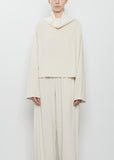 Corduroy Batwing T-Neck Oversized Shirt