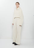 Cotton Corduroy Pajama Pants — White