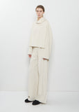 Corduroy Batwing T-Neck Oversized Shirt