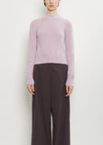 Texas Stretch Alpaca Merino Wool Sweater — Lilac