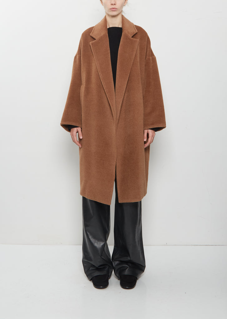 Llama Wool Oversized Coat