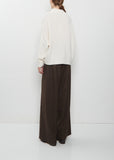 Classic Round Neck Sweater — Bone
