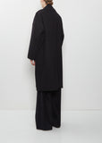 Panno Wool Oversized Coat — Black