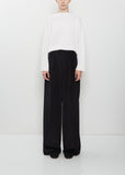 Cotton Corduroy Pajama Pants — Black
