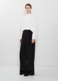 Cotton Corduroy Pajama Pants — Black