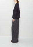 Cashmere Boatneck Kimono Sleeve Sweater — Midnight