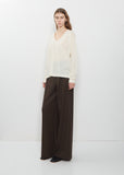 Fine Low V-Neck Sweater
