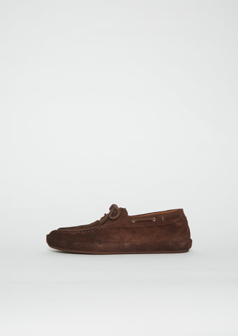 Scatopelle Suede Boat Shoes