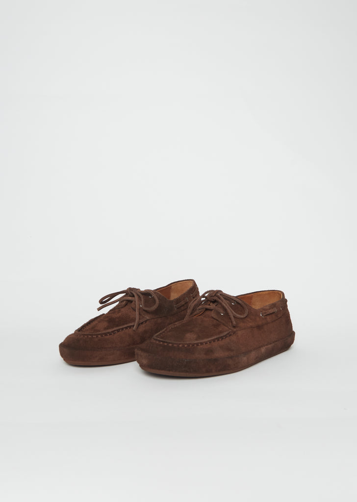 Scatopelle Suede Boat Shoes