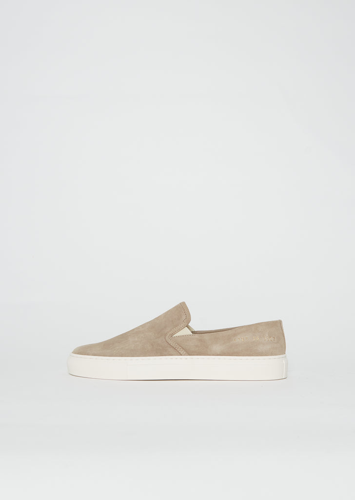 Suede Slip On Sneaker