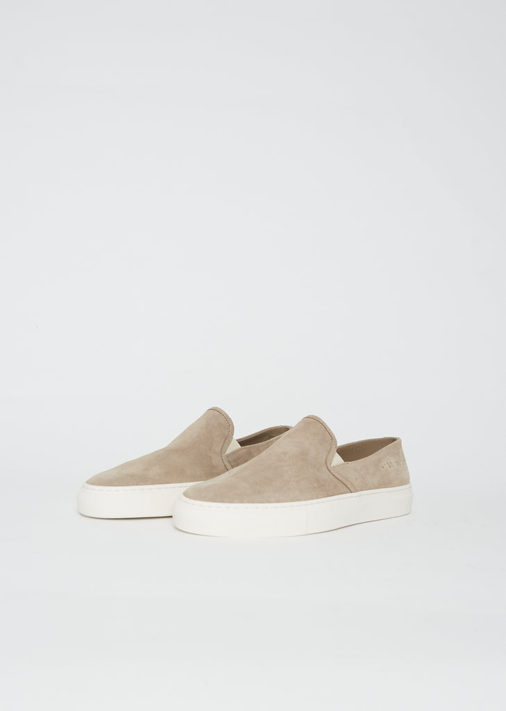 Suede Slip On Sneaker