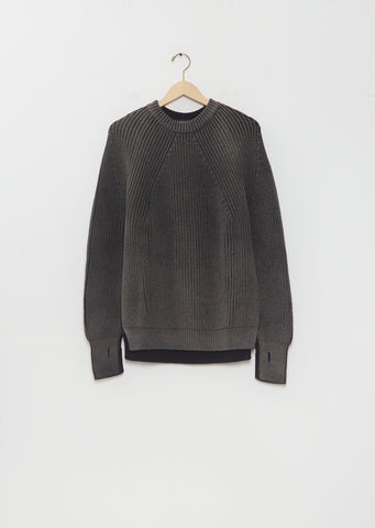 Comme des Garçons Homme x Batoner Wool Bleach Treated Sweater