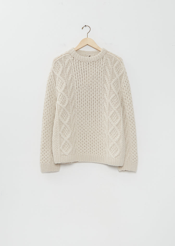 Louis Cableknit Crewneck