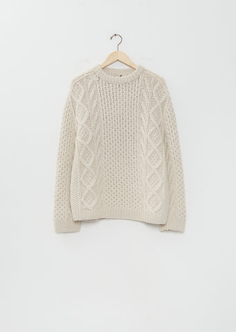 Louis Cableknit Crewneck