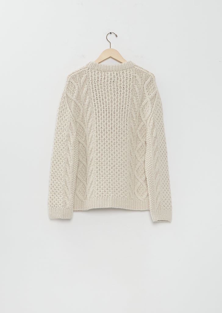 Louis Cableknit Crewneck