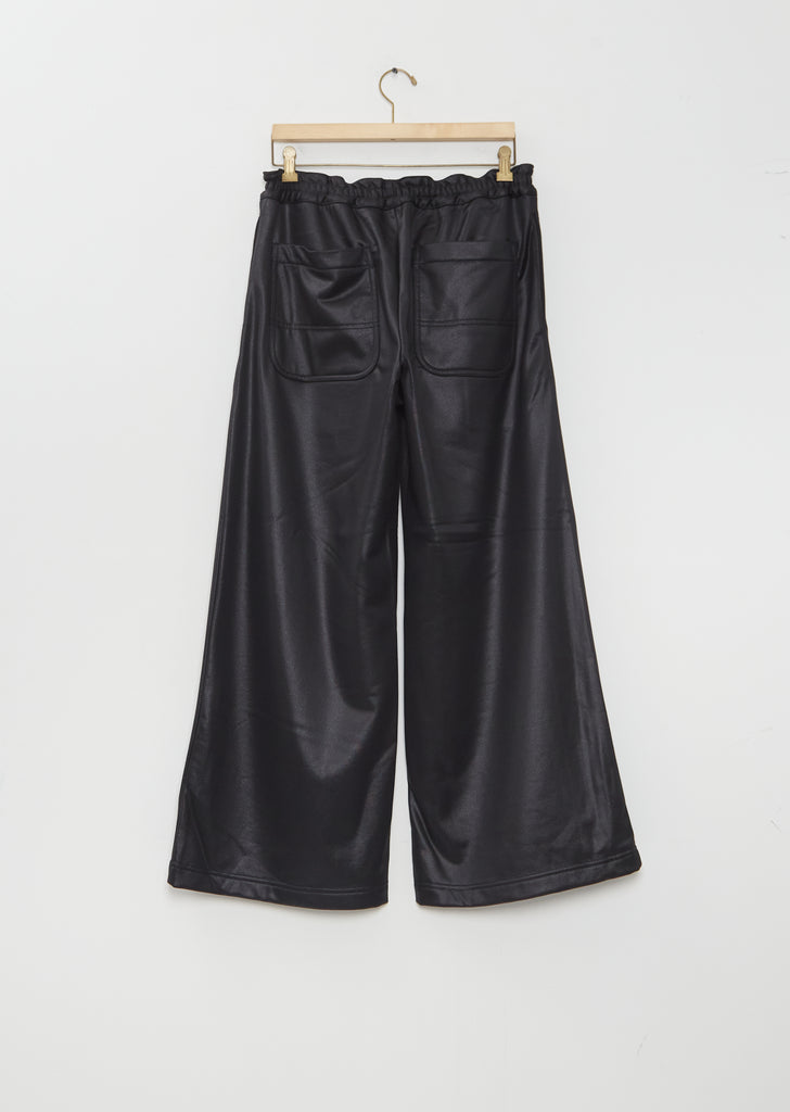 Backpile Gloss Finish Drawstring Trouser
