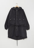Reversible Garment Washed Nylon Coat