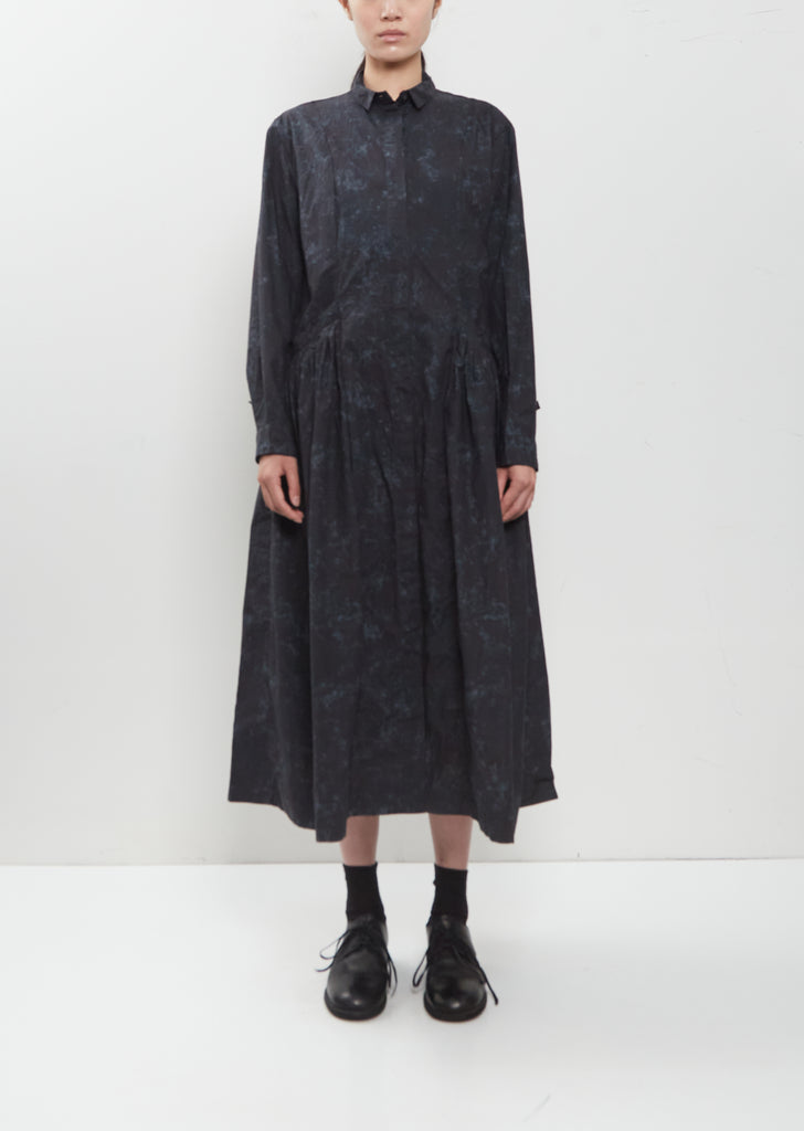 Sally Cotton Dress — Blur Flower