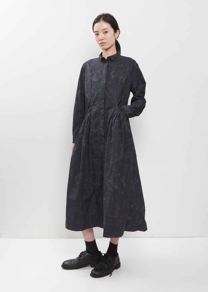Sally Cotton Dress — Blur Flower