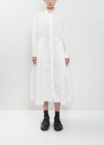 Sally Cotton Dress — White